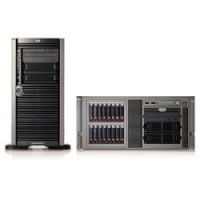 HP ProLiant ML370 G5 Base - Servidor - torre - 5U - 2 vas - 1 x Quad-Core Xeon E5440 / 2.83 GHz - RAM 2 GB - SAS - hot-swap 2.5  - sin disco duro - CD - ATI ES
